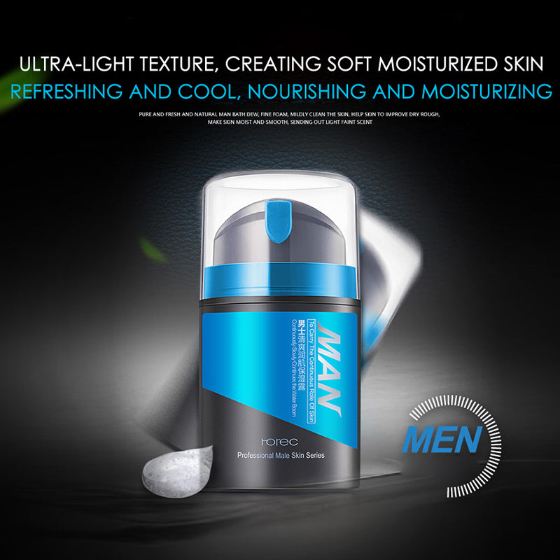 Men's moisturizing lotion